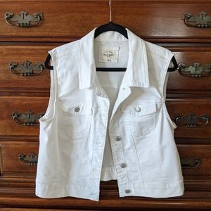 Women's denim vest